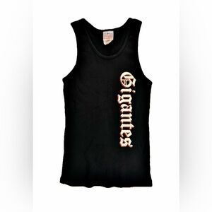 VTG SF Giants Gigantes Tank Top Black XL 5th Ocean MLB Genuine Merch Made USA